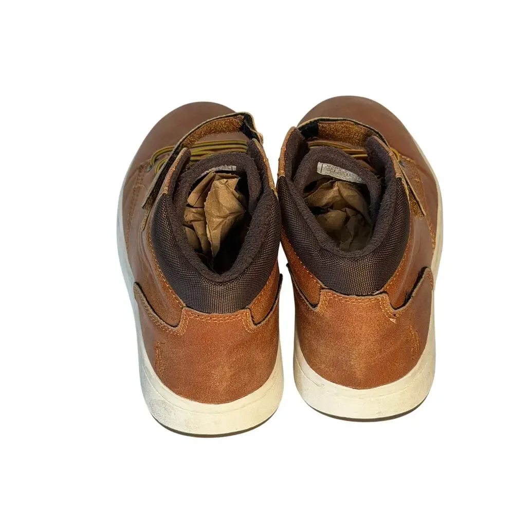 Polo Ralph Lauren Kids Mid-Top Sneakers Brown US 13C Hook & Loop